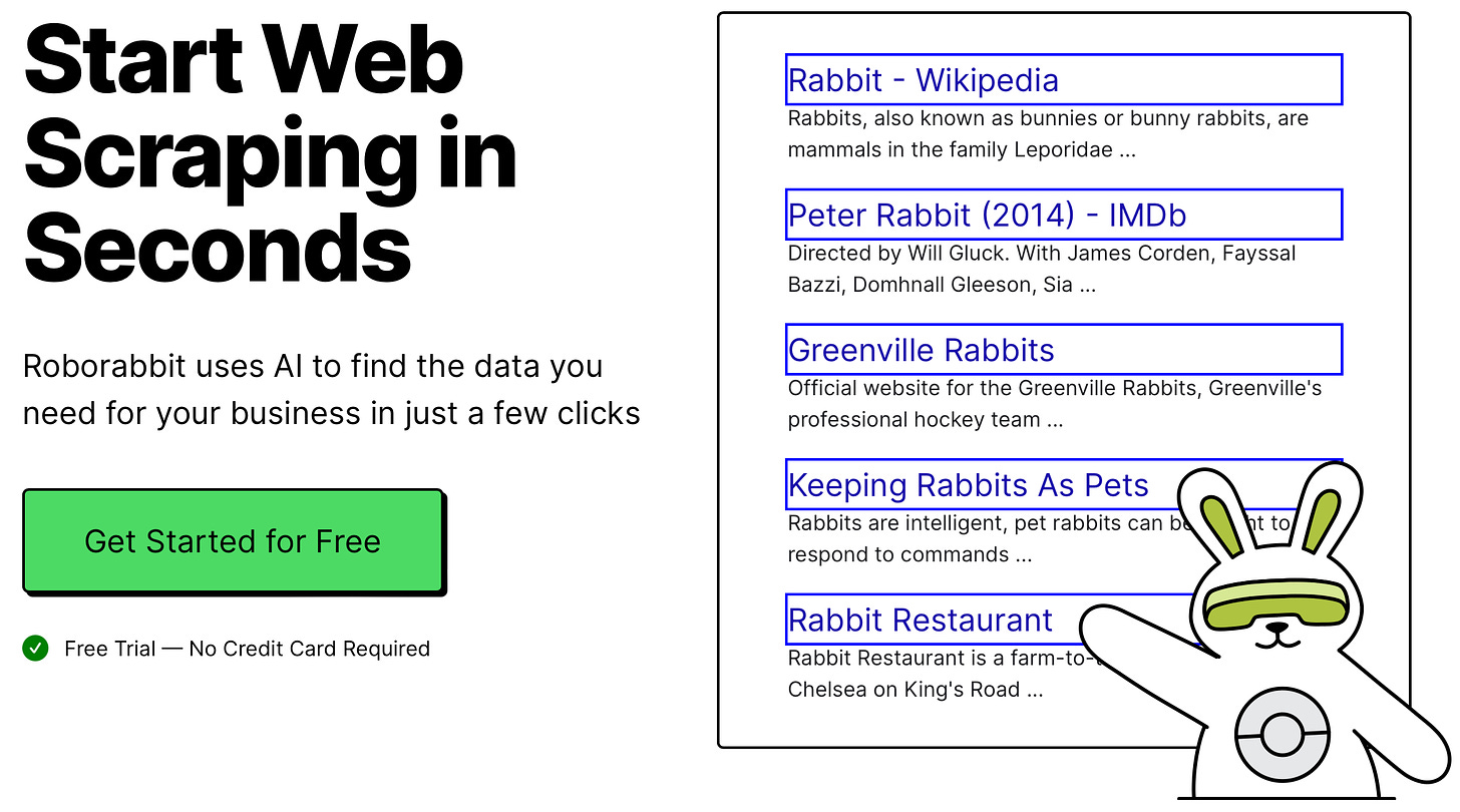 Roborabbit - Web Scrapping com Inteligência