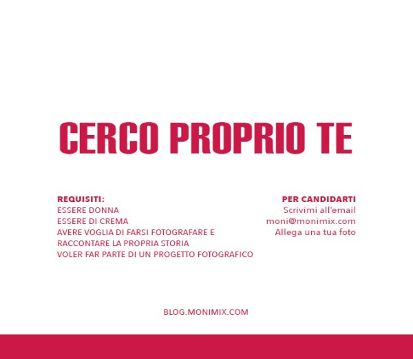 Progetto di ritratto femminile: le donne di Crema a cura di Monica Monimix Antonelli