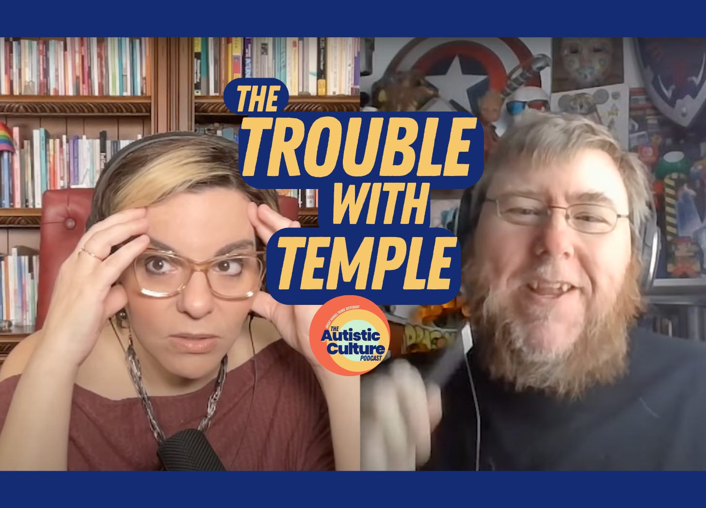 Listen to Autistic podcast hosts discuss: The Trouble with Temple. Autism podcast | Temple Grandin might be the Christopher Columbus of Autistic Culture. The good, the bad, and the ugly--we're diving deep on the world's most famously Autistic woman.