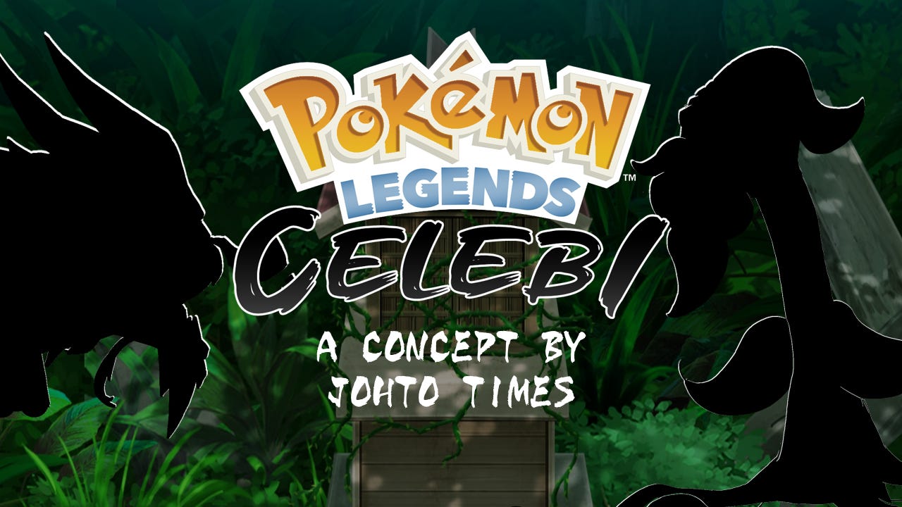 Pokémon Legends Celebi mockup (Logo edited by Jim Roszel & Johto Times)
