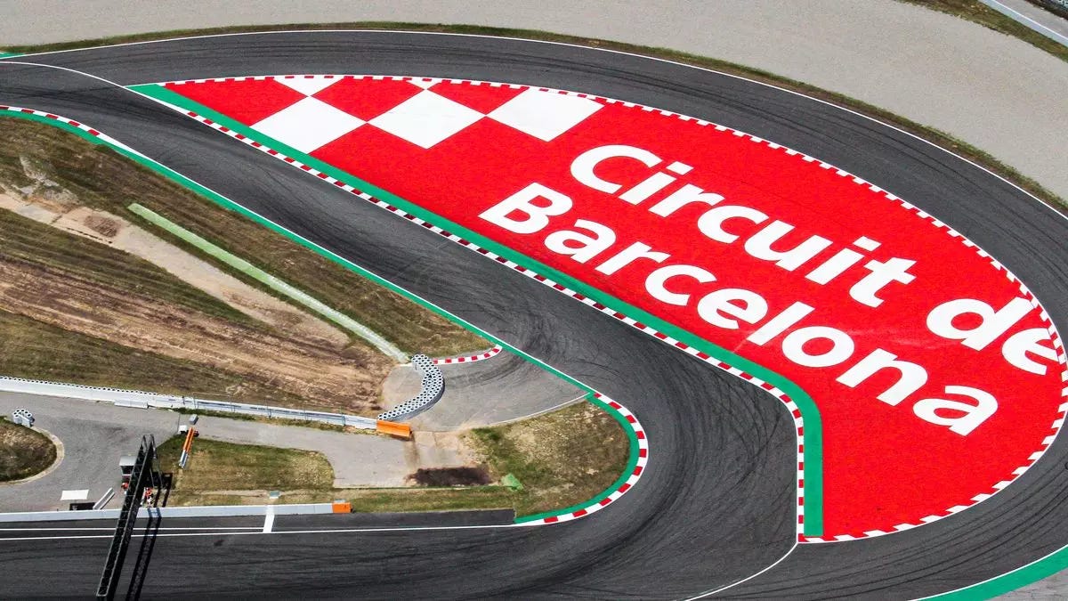 The Reportage F1. Circuit de Barcelona-Catalunya in front of change