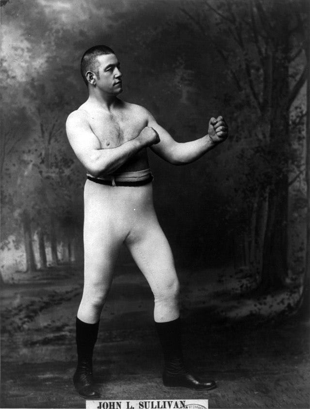 Boxer John L. Sullivan