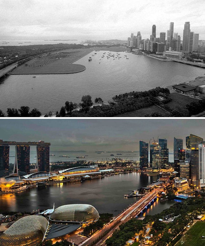 Historical Pictures on X: "Singapore 2000 vs. Now https://t ...