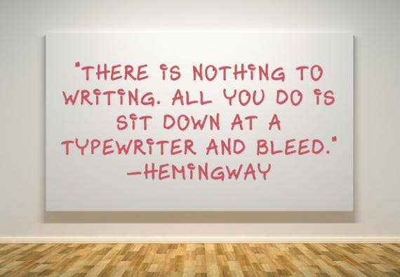 Hemingway quote