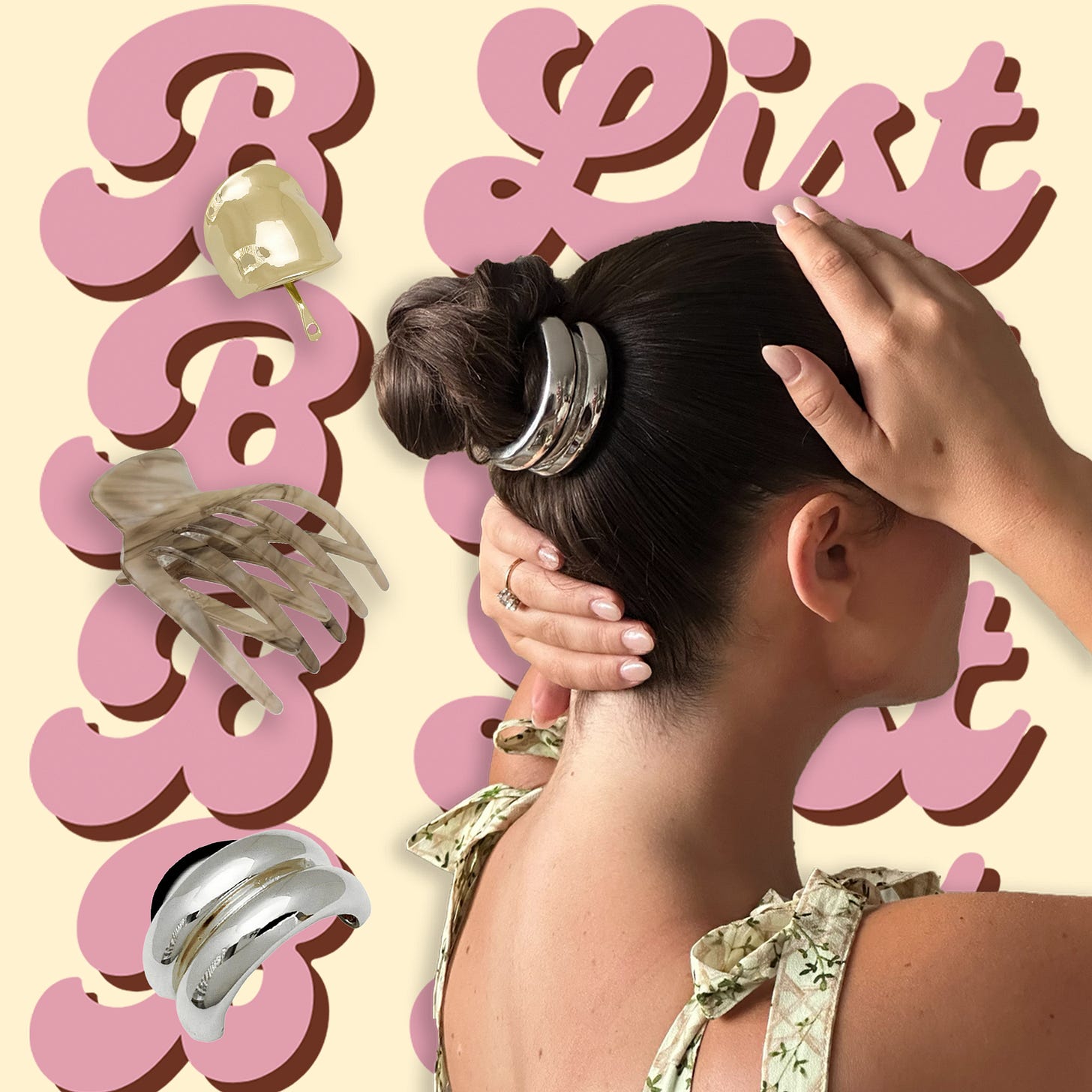 Image of Bella wearing RPZL hair accessory.