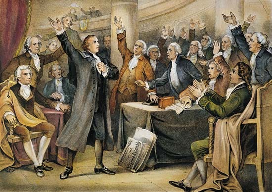 On 23 March 1775 Patrick Henry Said — Give Me Liberty Or Give Me Death - K. Pinckney