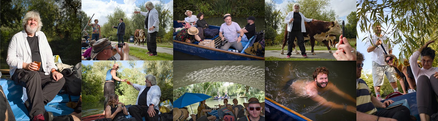 A montage of photos that I took at Puntcon in Cambridgeshire. Mostly of people sat in boxes having fun.