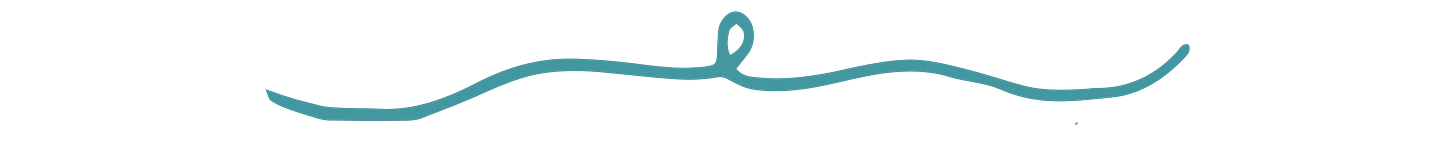 a divider of a hand drawn swirl