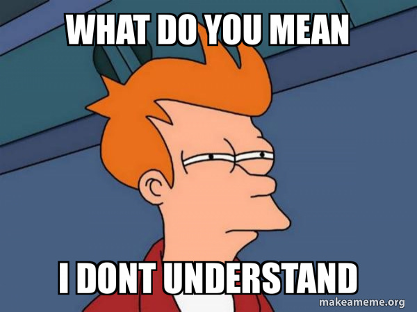 what do you mean I dont understand - Futurama Fry Meme Generator