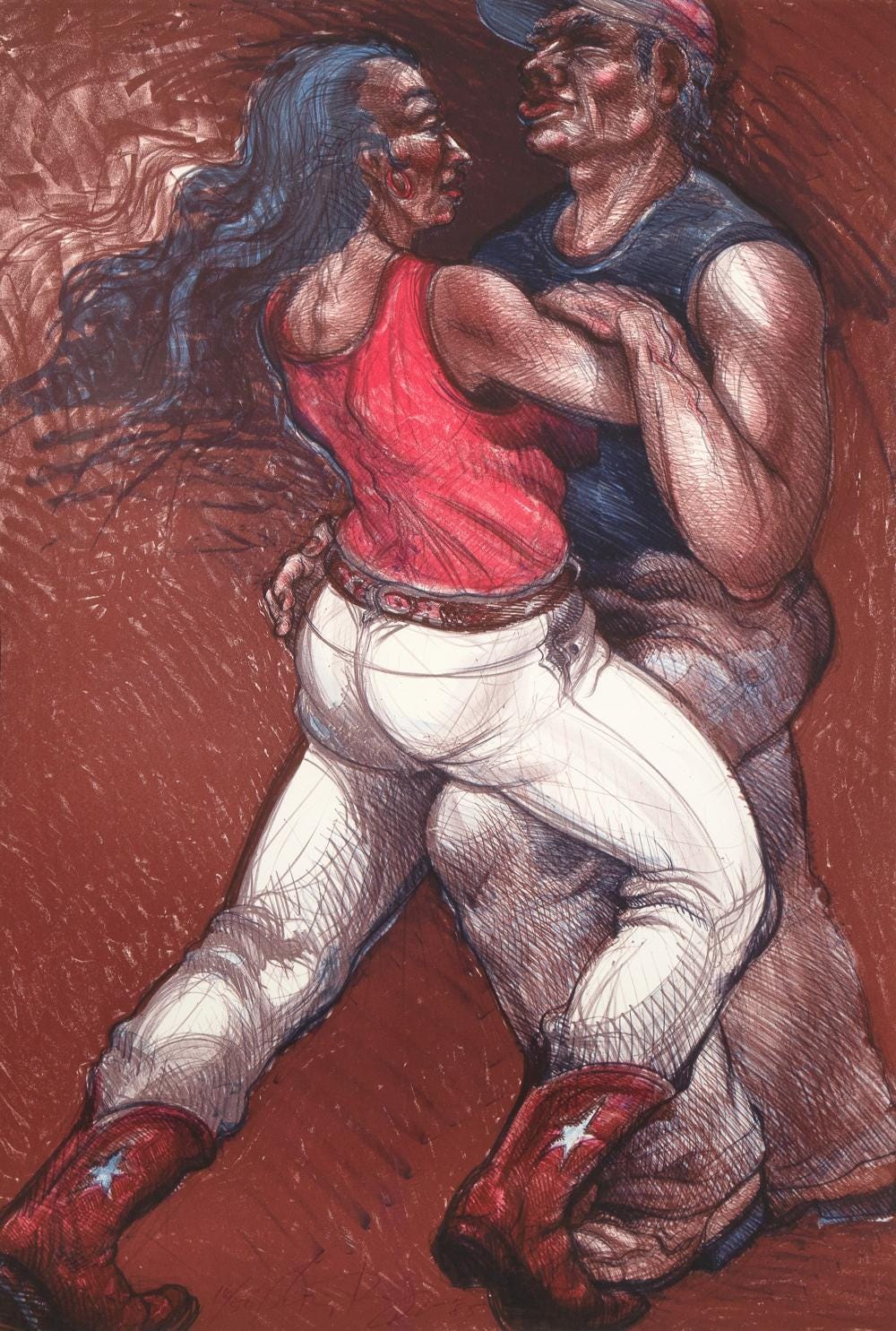 Luis Jimenez, Texas Waltz, 1985