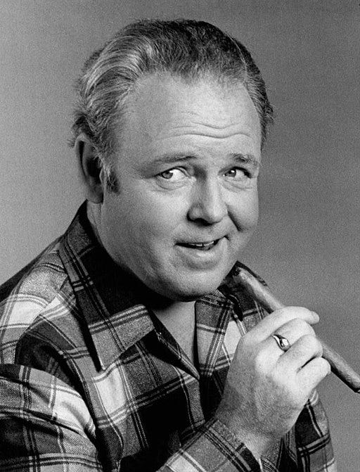 Publicity still of actor Carroll O'Connor portraying Archie Bunker for the sitcom "All in the Family"