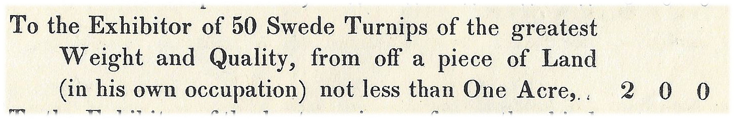 section of the flyer for Swede Turnips