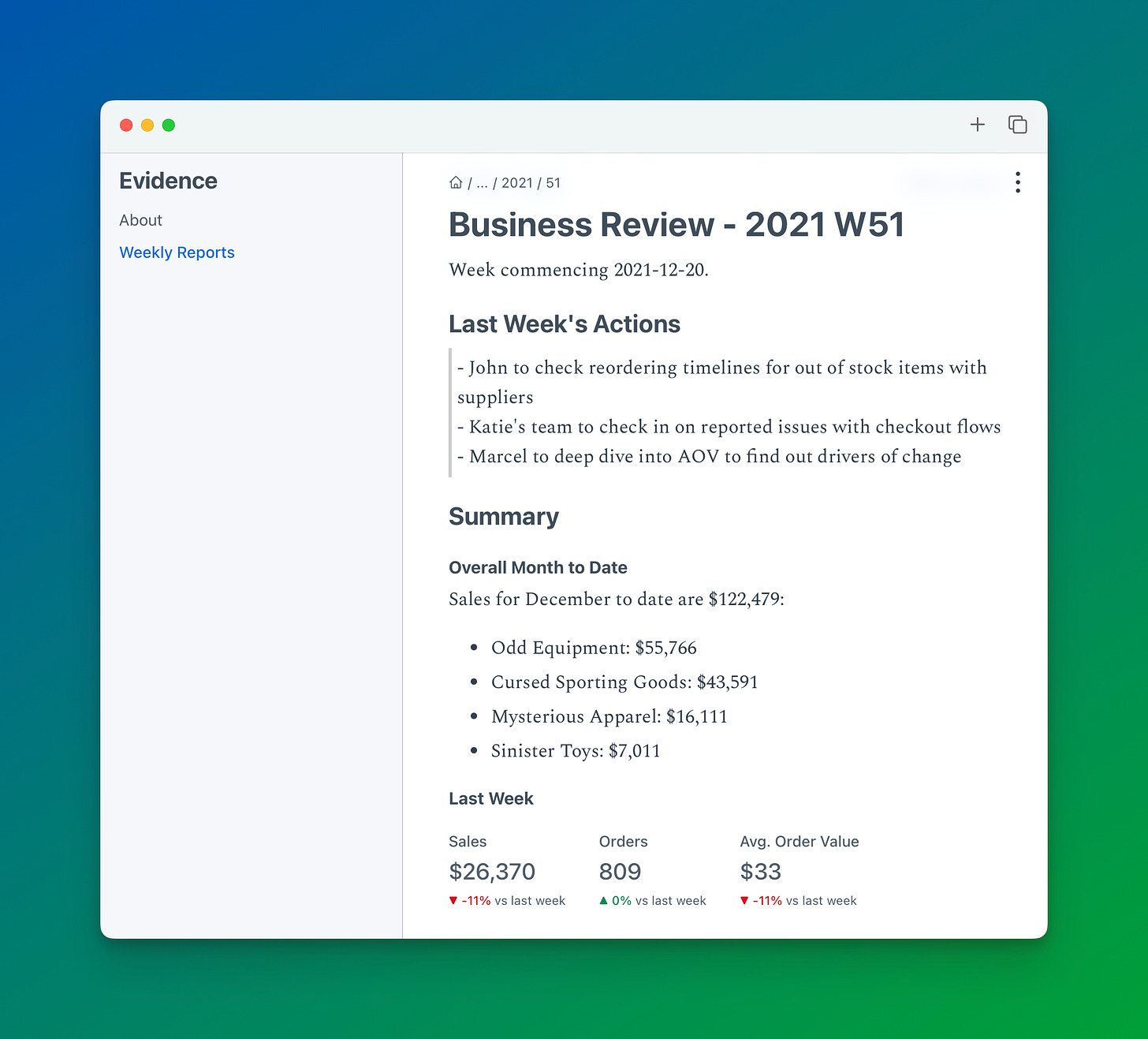 Business Review Demo App