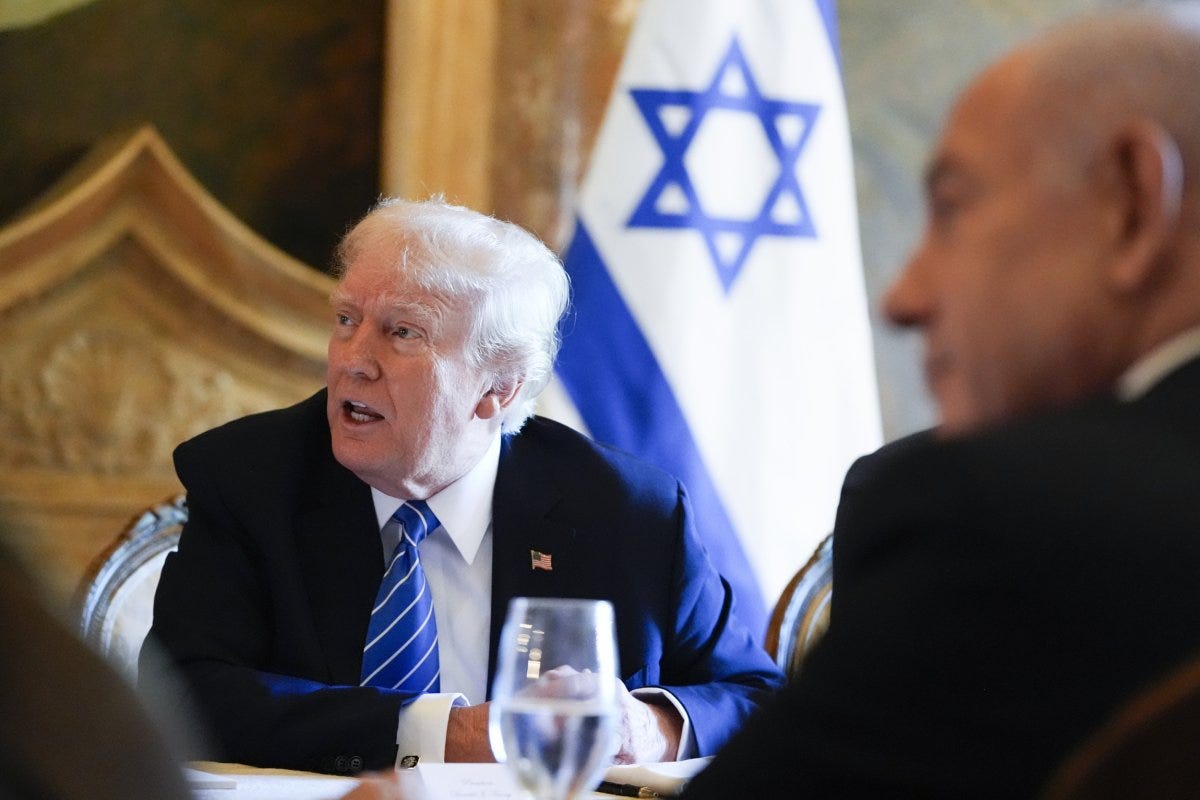 Donald Trump, Benjamin Netanyahu