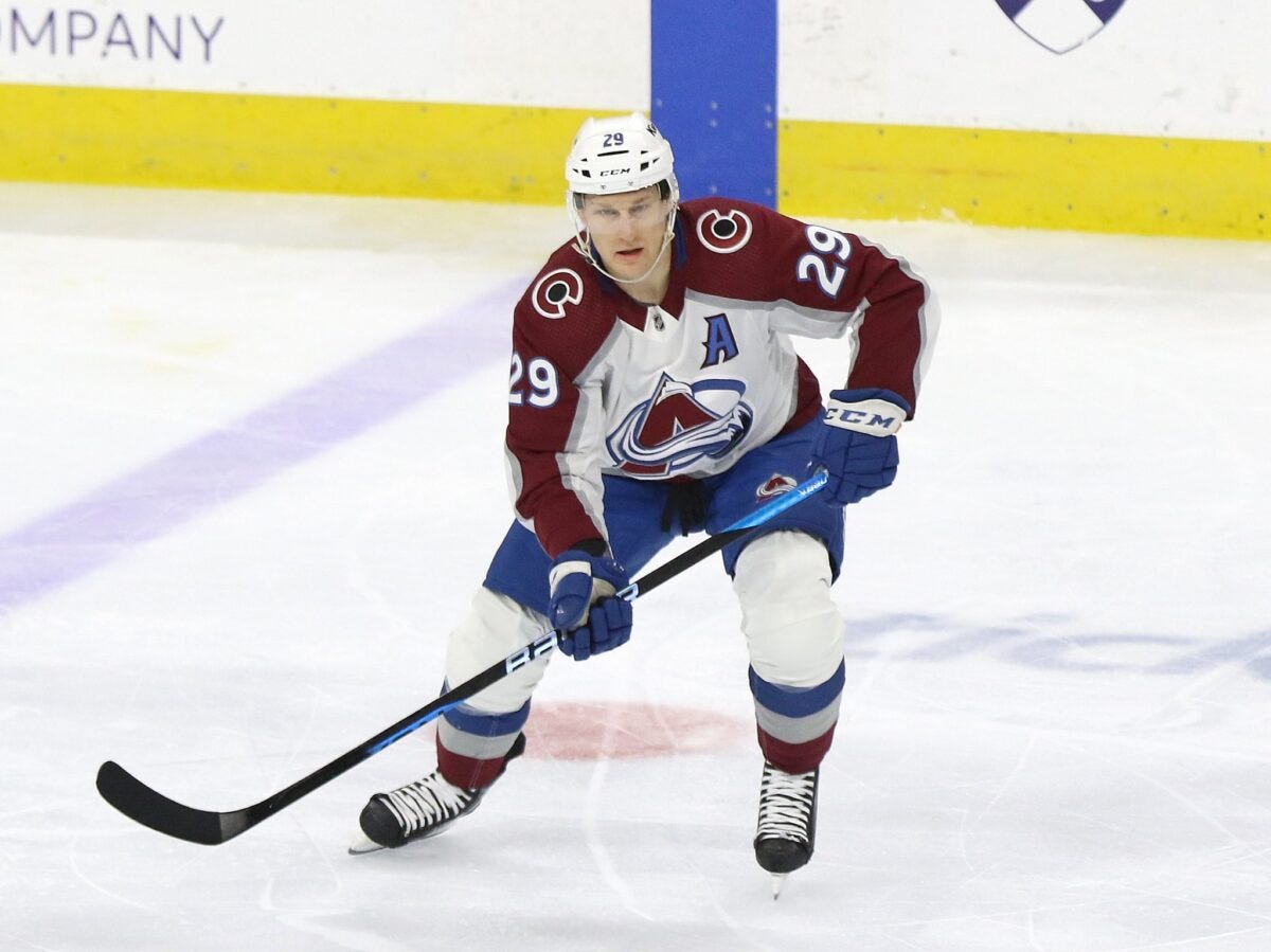 Nathan MacKinnon Colorado Avalanche