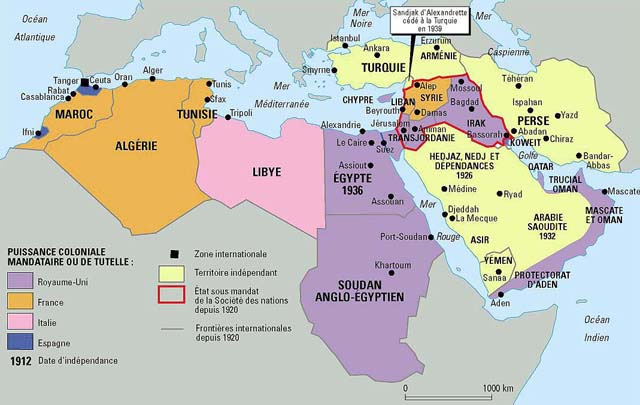 The Middle East in 1939, by Philippe Rekacewicz (Le Monde diplomatique -  English edition, August 1992)