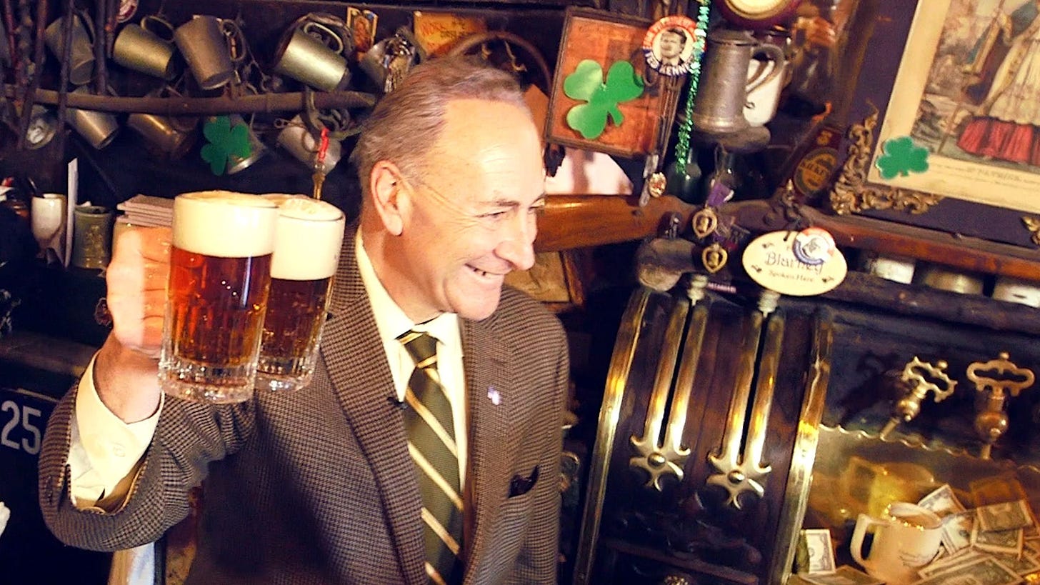 St. Patrick's Day bartending with Chuck Schumer | CNN Politics