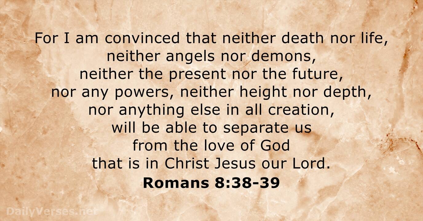 Romans 8:38-39 - Bible verse - DailyVerses.net