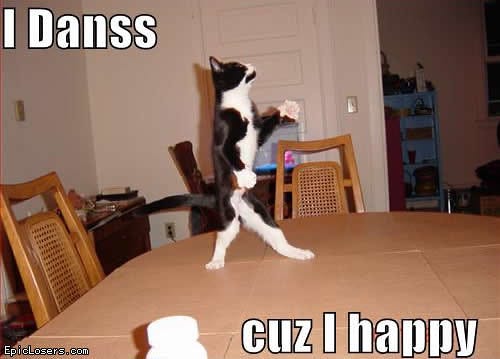 I Dance Cuz I happy - LOLCats | Funny pictures and videos of… | Flickr
