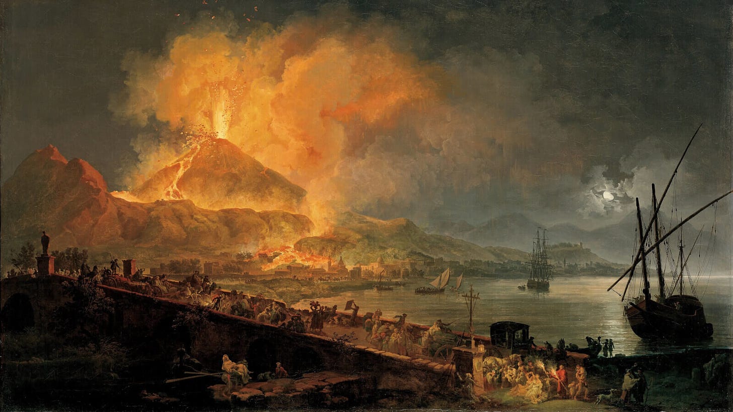 Painting of the Week: Eruption of Vesuvius | DailyArt Magazine