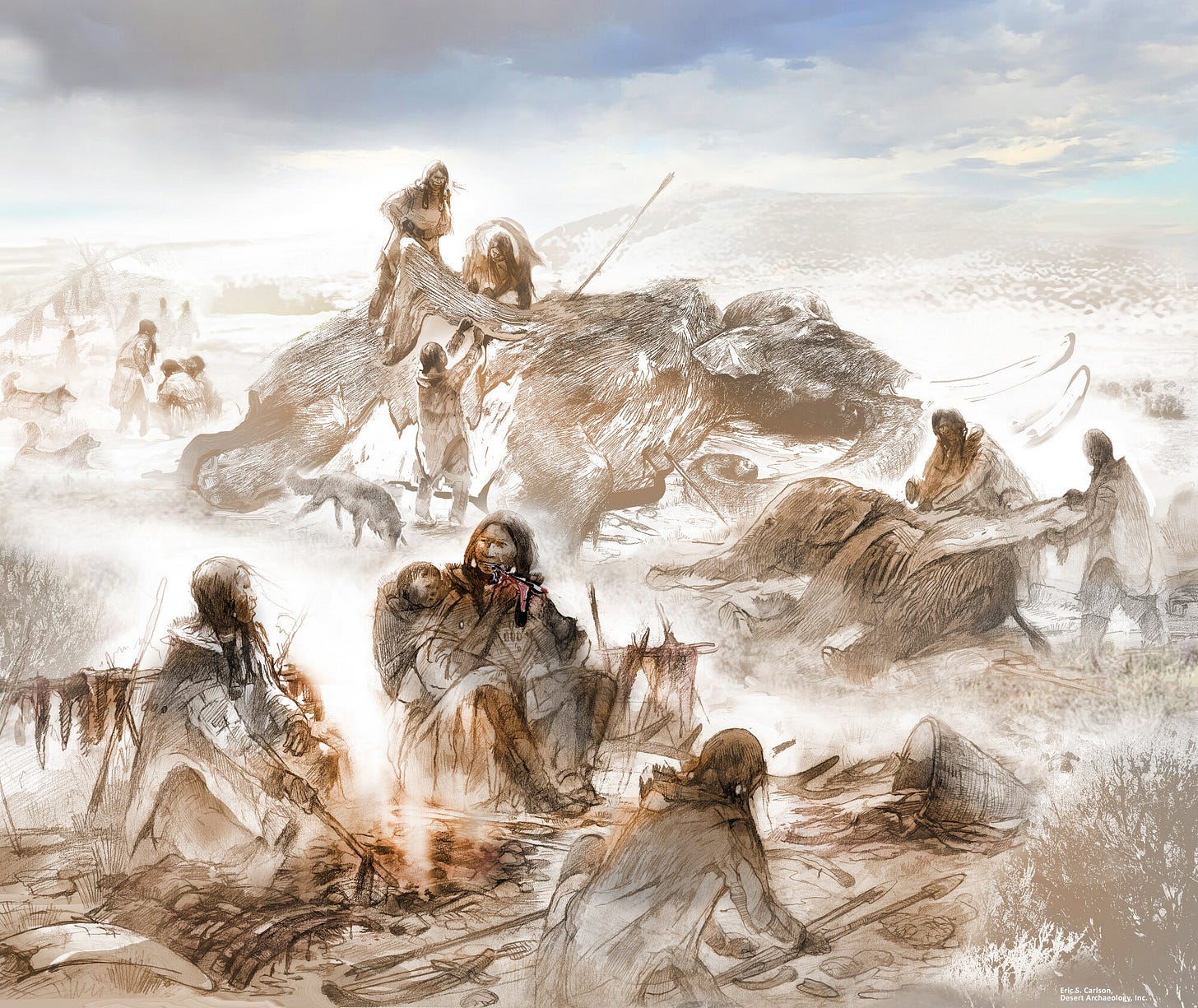 Study reveals mammoth as key food source for ancient Americans Study reveals mammoth as key food source for ancient Americans