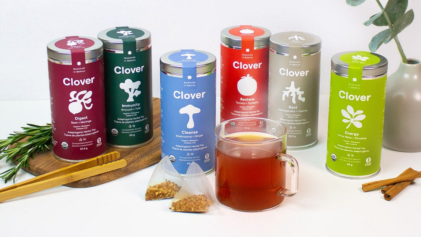 Clover Botanicals - Adaptogenic Super Tea to Restore Balance  (enjoycloverbotanicals) - Profile | Pinterest