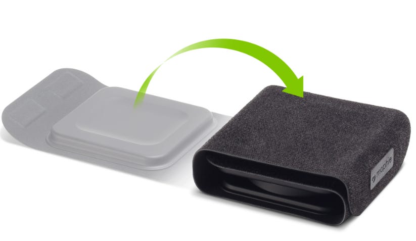 mophie 3-in-1 travel charger with MagSafe folds