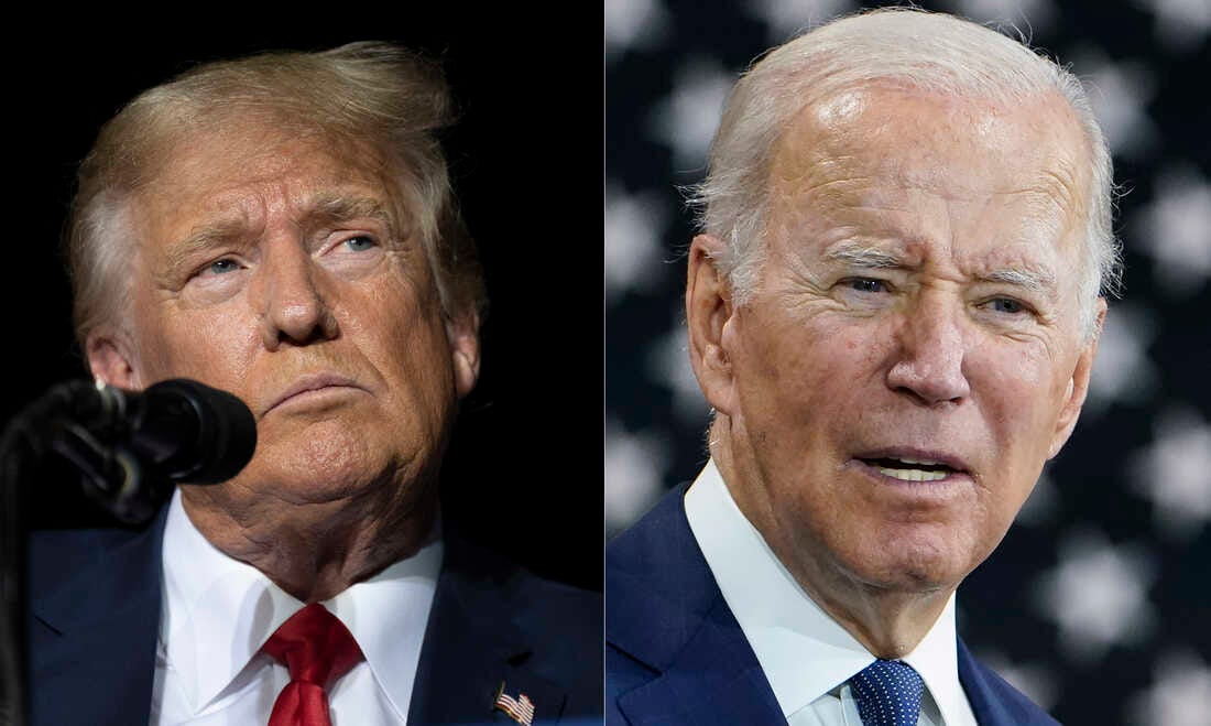 Americans aren't thrilled with Biden or Trump but a third party isn't  resonating : NPR