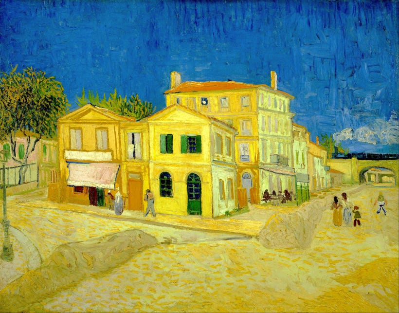 "The Yellow House" (1888).