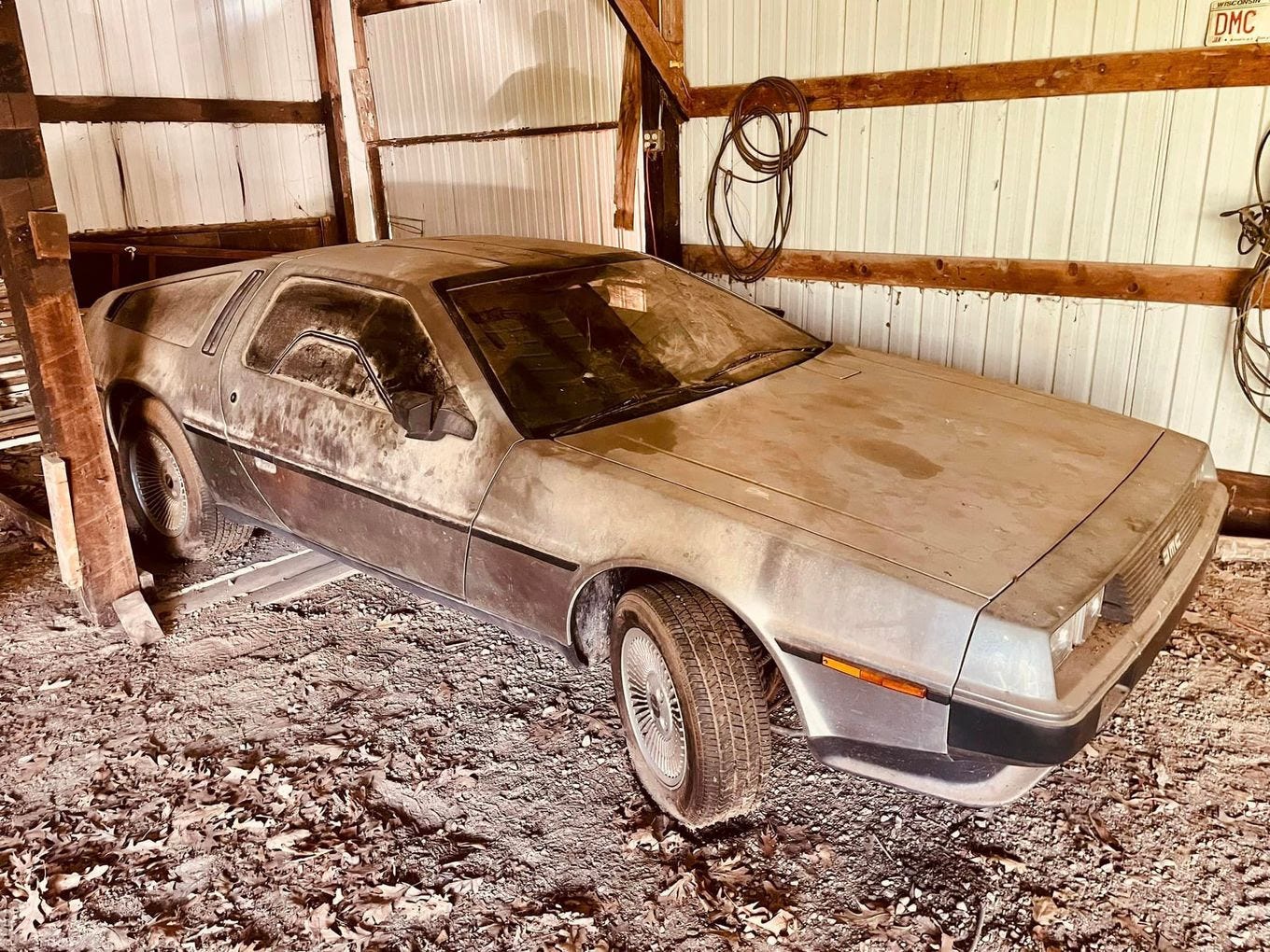 The DeLorean DMC-12 was found this month. (Kevin Thomas/DeLorean Nation)