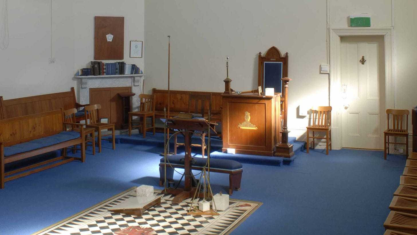 Inside a Lodge Room