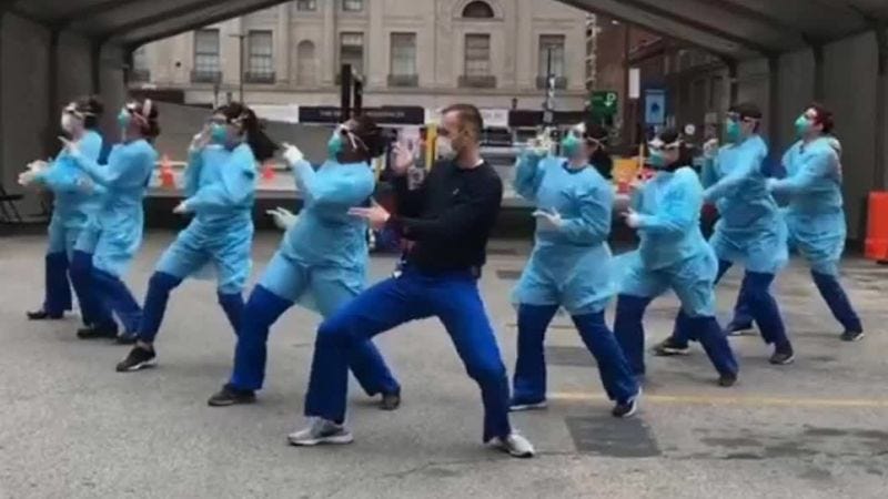 Health care workers are dancing on social media to cheer up the quarantined  and relieve stress | CNN