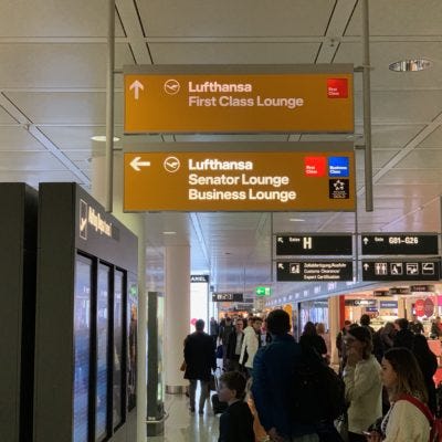 Lufthansa T2 Schengen Munich Senator Lounges