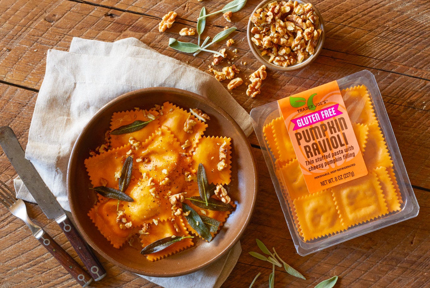 Gluten Free Pumpkin Ravioli | Trader Joe's