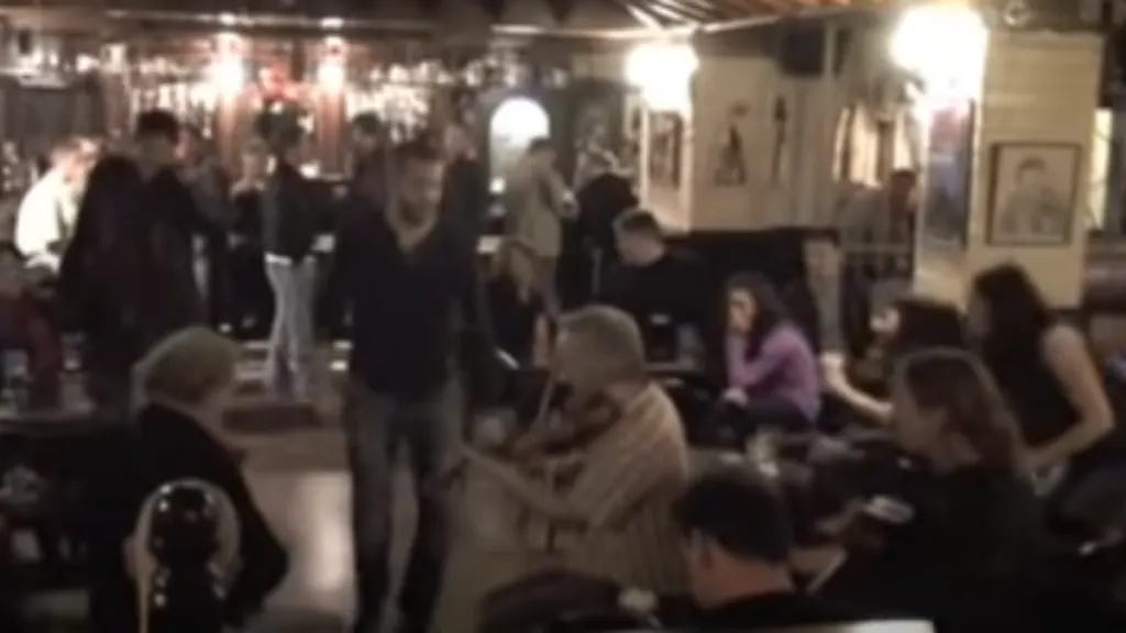 Tap Dancer Lights up Irish Pub!