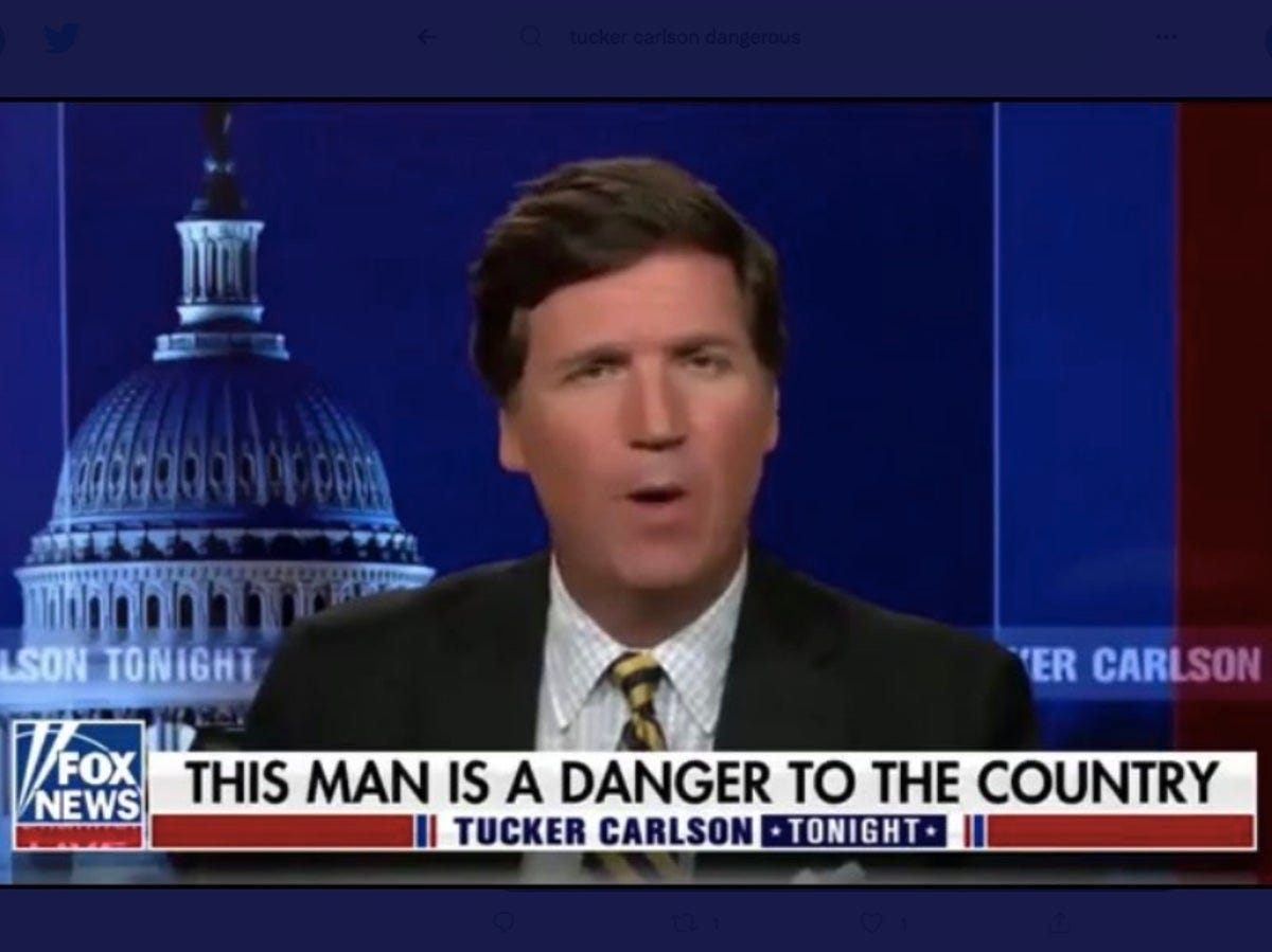 Hilarious 'self-own' Tucker Carlson graphic goes viral | The Independent