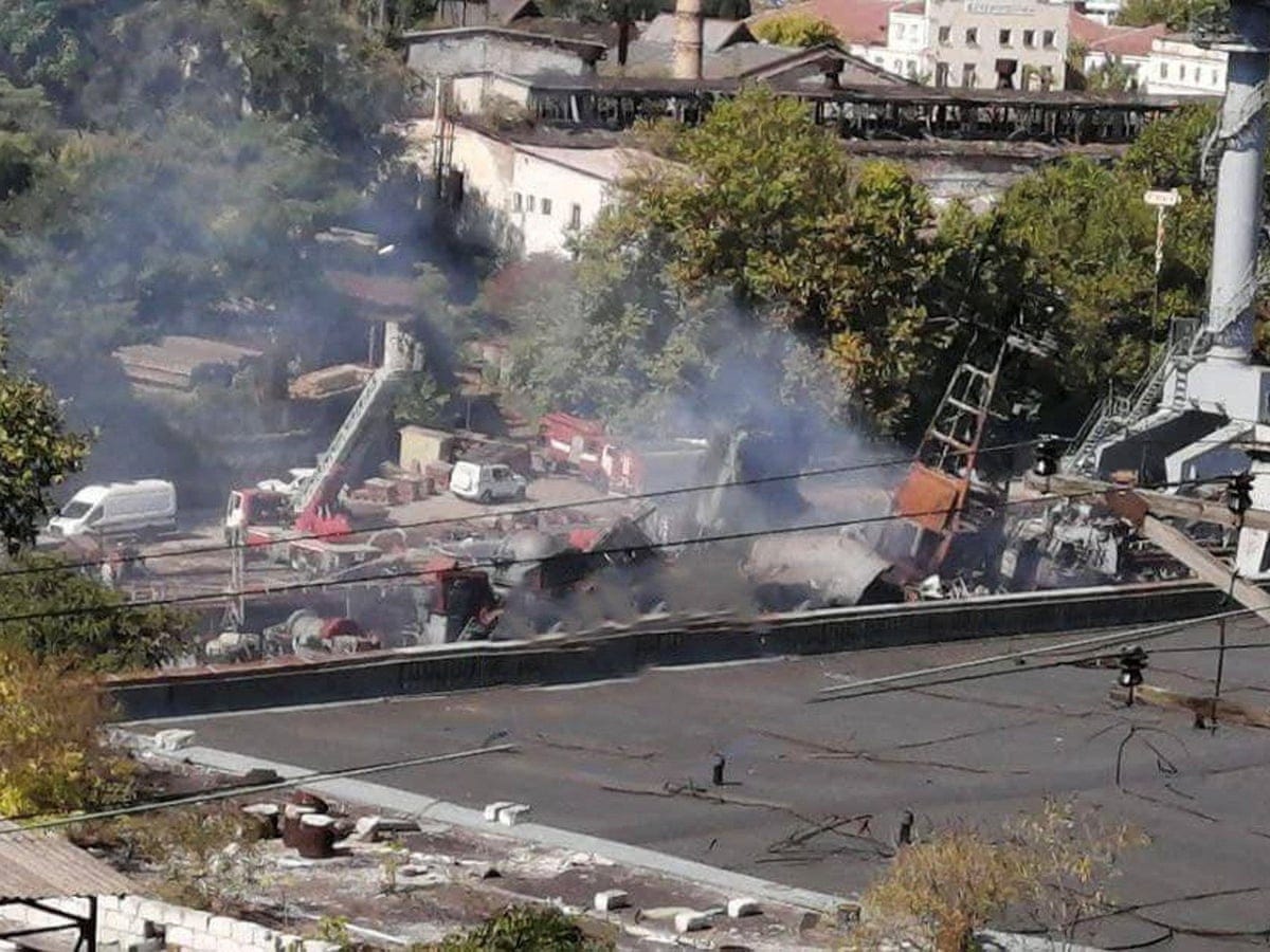 Ukrainian missiles strike Russia's Black Sea fleet in Crimea | Ukraine | The Guardian Ukrainian missiles strike Russia's Black Sea fleet in Crimea | Ukraine | The Guardian