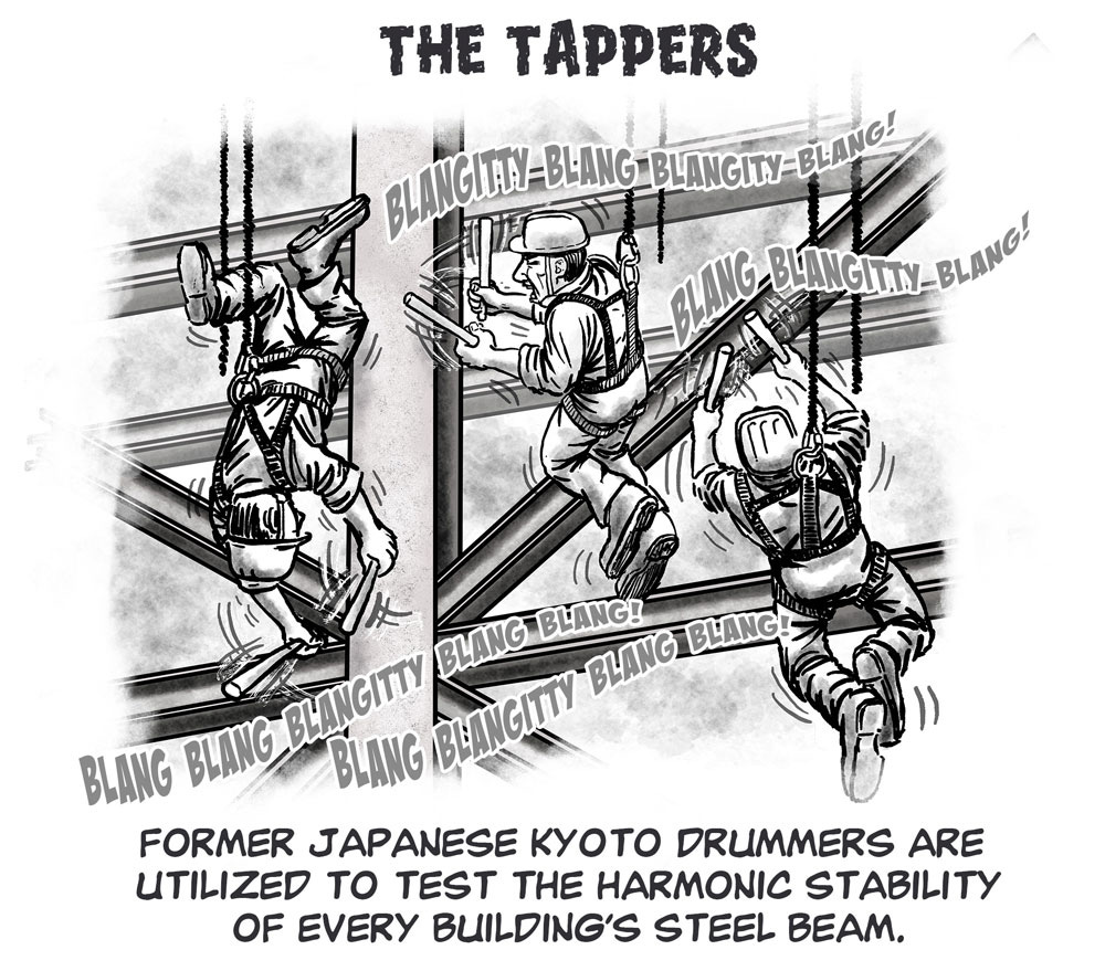 the Tappers Cartoon by ER Flynn