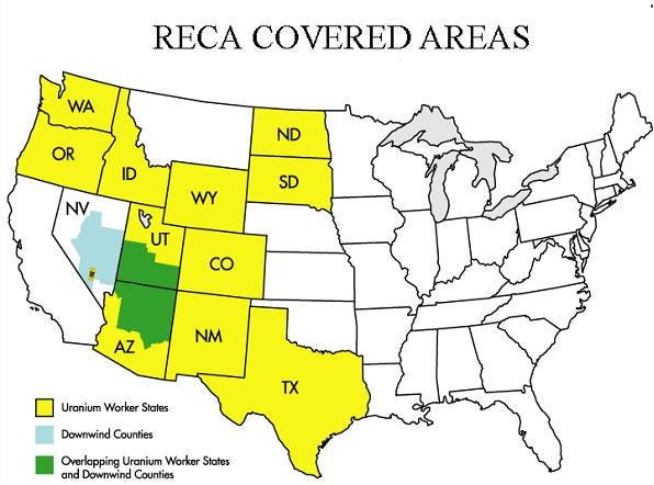 RECA Covered Areas