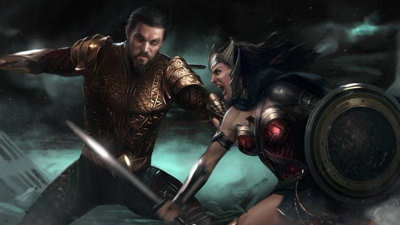 wonder woman fights aquaman in dc flashpoint