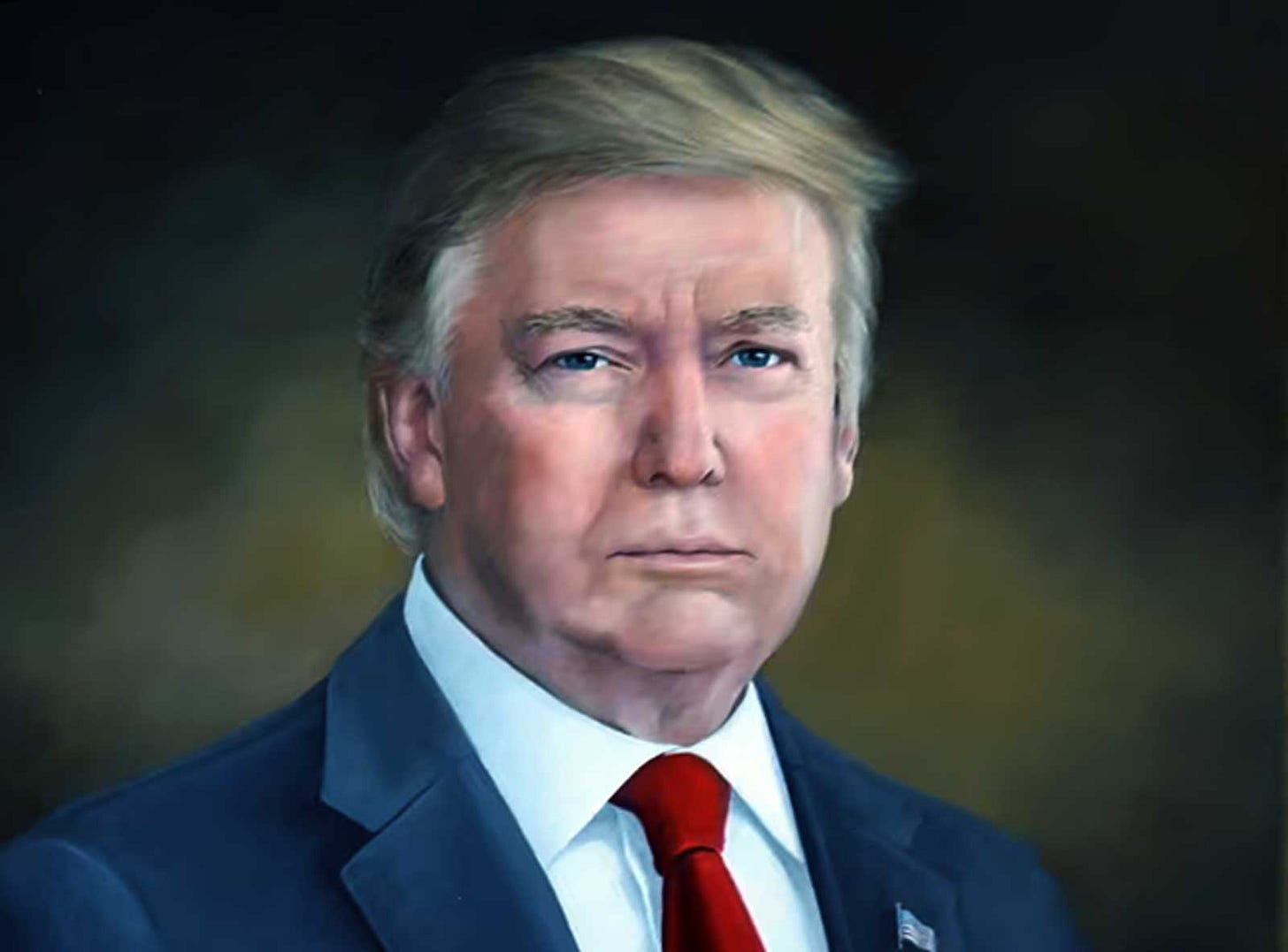 Boardman's portrait of Trump