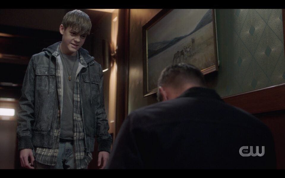 Dean Winchester held hostage by monster disguised as teenage Dean SPN 1516