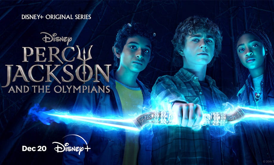 Review of Percy Jackson and the Olympians on Disney+ | Double Take TV Newsletter | Jenni Cullen