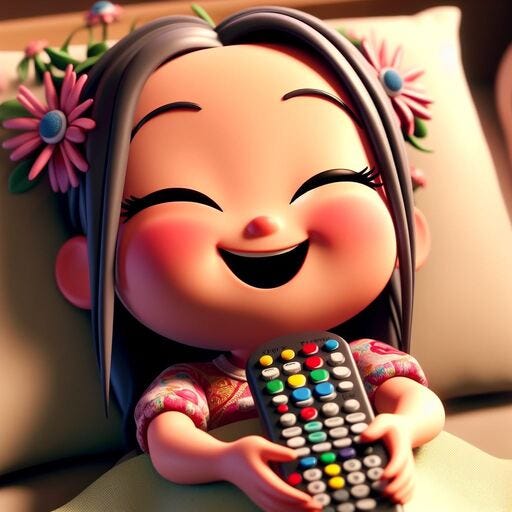 You come to realize that you hold the remote control to your own emotional feelings and you are happy about that