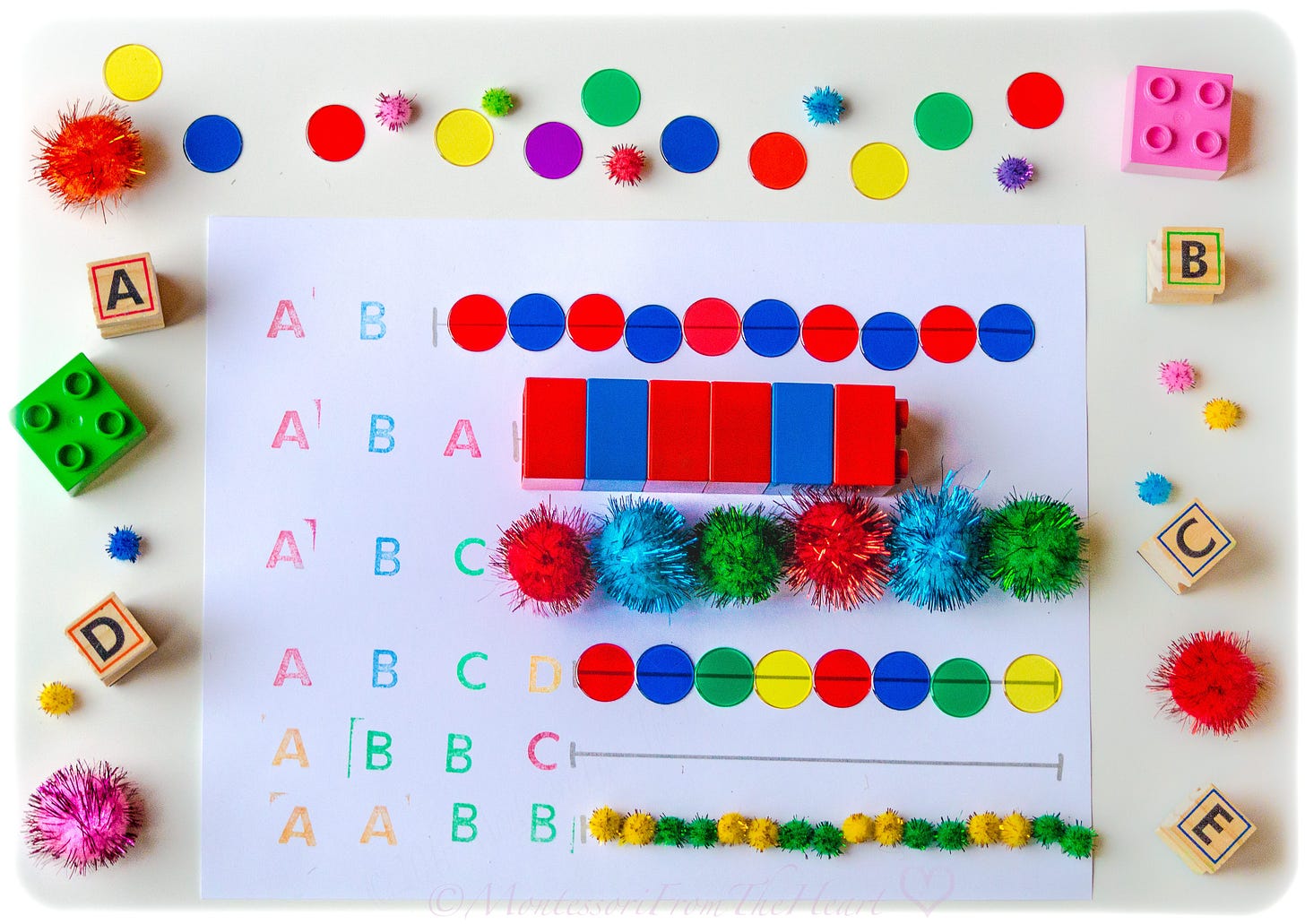 DIY Pattern Preschool Activity