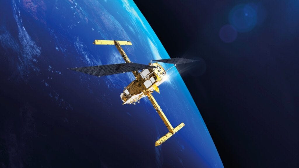 SWOT Satellite on Orbit CGI