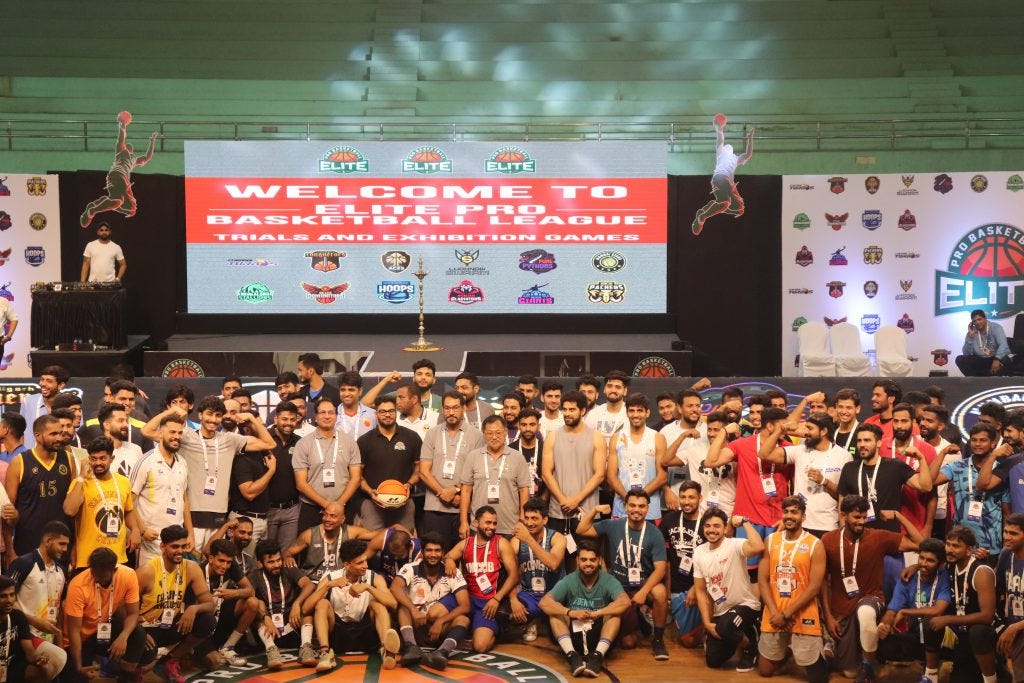 Indian 5x5 Basketball League 'EPBL' Tryouts in Hyderabad