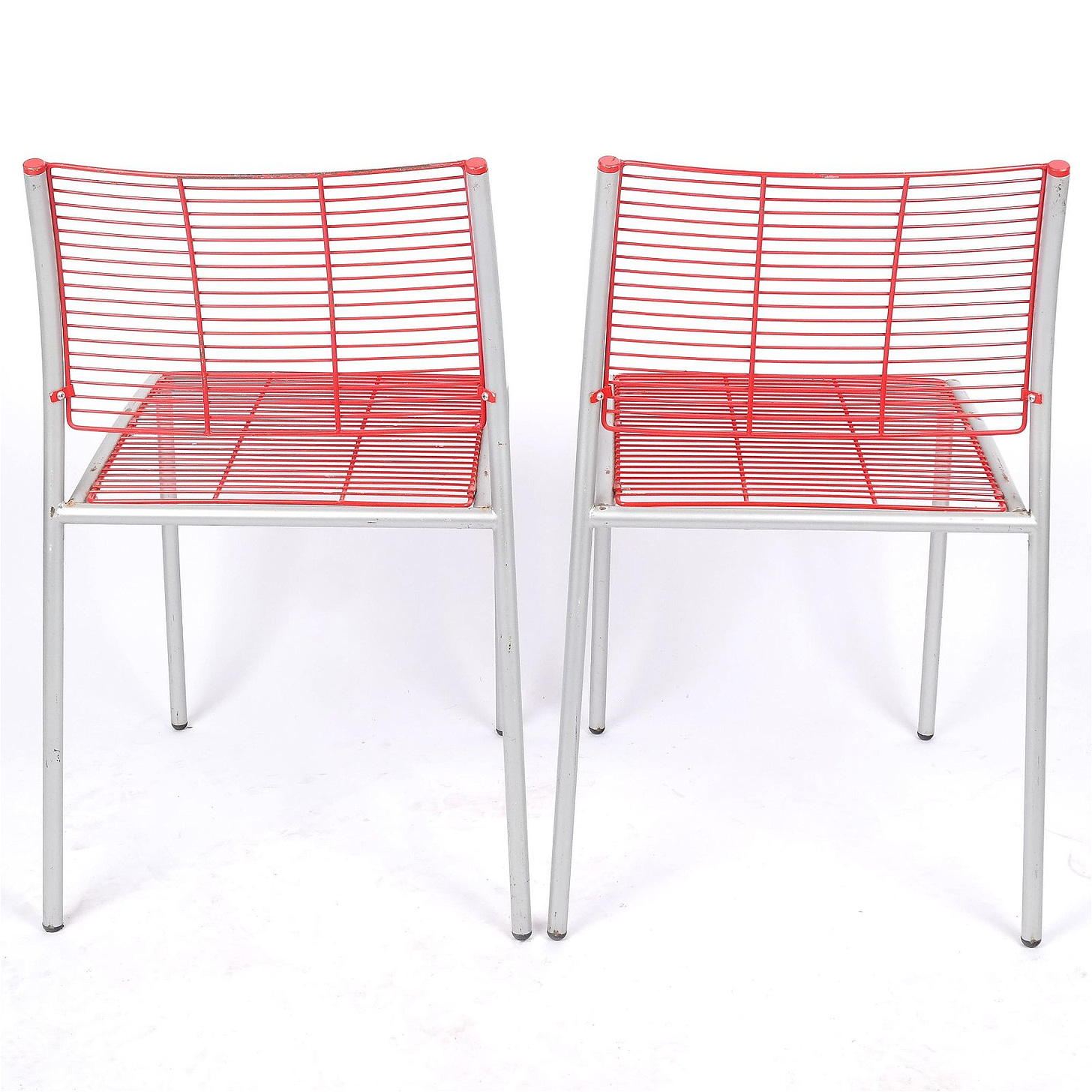 Pair of Michele De Lucchi Memphis Design Chairs - 4