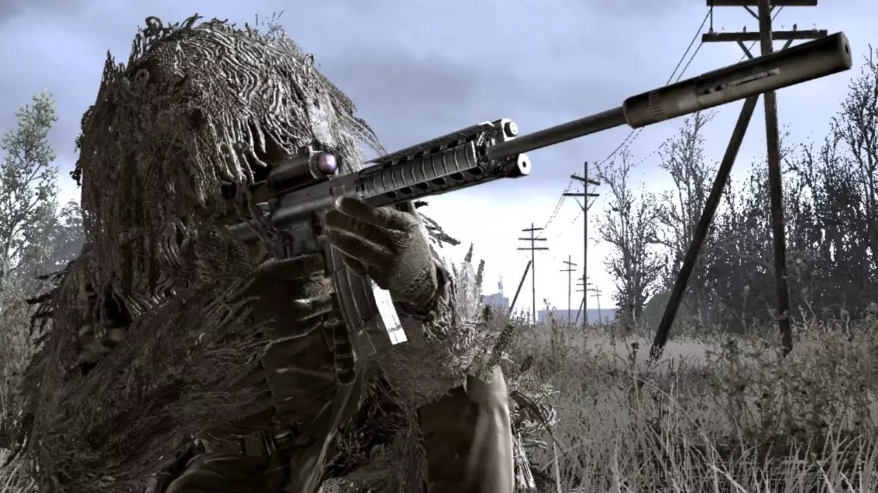 Fans Vote Chernobyl-Themed 'All Ghillied Up' Greatest CoD Mission Ever