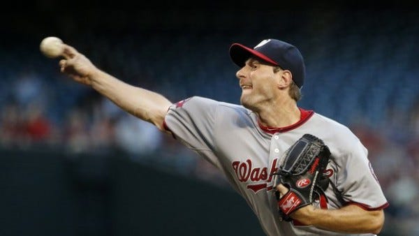 Max Scherzer big national league winner mlb nationals 2015 images